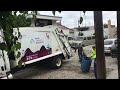 Tijuana garbage truck rear loader