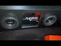 (4) Skar EVL 8’s in a ported box I built on a Taramps Smart 5k (2nd demo)