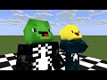 JJ and Mikey with Banana Kid vs CatNap Poppy Playtime Prison - Save Girl- Maizen Minecraft Animation