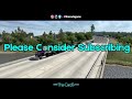 Watch The Ultimate Test, Transporting Triple Flatbed Trailer - American Truck Simulator - Moza R9