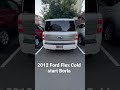 2012 Ford Flex twin Borla exhaust and X pipe. Cold start