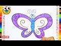 Beautiful Butterfly Drawing for kids | Learn to Draw | Art painting Ideas for children#teaching#90