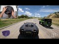 Lamborghini Centenario steering wheel gameplay | Forza Horizon 5 #fh5 #logitechg29 #forzahorizon5