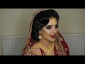 Real Bride | Asian Bridal Traditional Makeup | Dramatic Bold Winged Eyes And Dark Red Lipstick