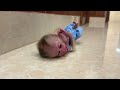 Newborn Baby Scream Loud On Floor Ask Mom For Pick Him Up