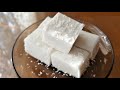 4 Ingredient Coconut Jelly / Coconut Milk Pudding (椰汁榚)| Dim Sum