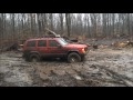 Blazer ZR2 and 2 Jeep Cherokee XJs off road