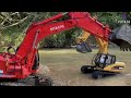 Story Line : Mission Safe & Rescue RC Excavator Huina 1550 With Hitachi Long Arm