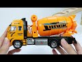 Marble Run Race ☆ HABA Slope, Dump Truck & Concrete Mixer Truck #14