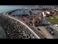 Scarborough Skyline Serenity:  Drone Flight Over the Jewel of the Yorkshire Coast | 4K Aerial Views