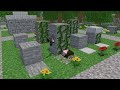 Minecraft zombie breaks out of grave animation test