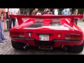 De Tomaso Pantera arriving and leaving Cars & Coffee