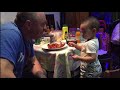 Baby Feeding Grandad Romanian Snacks