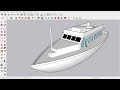 Tutorial Desain 3D Kapal dengan SketchUp