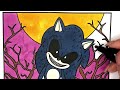 Sonic EXE coloring / Sonic Coloring Pages / Rob Gasser - Superhero (feat. Sekai) [NCS Release]