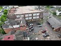 Drone video shows tornado damage in Rome, New York