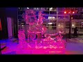 Downtown Ottawa Winter Night Walk with Rideau St Drive Intro - Winterlude Feb 7 2023