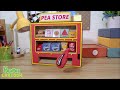 Pea Pea Playing with Four Elements Cardboard Tank Toy - Kid Learning - PeaPea Cartoon