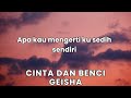 GEISHA [Full Album Terbaik 2024 ]Lagu Pop Indonesia Terbaik & Terpopuler Sepanjang Masa| Pergi Saja