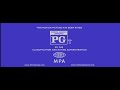 MPA Rated PG Screen (Cinemascope)