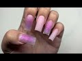 SHORT SUMMER POLYGEL NAILS💜 BEGINNER FRIENDLY NAILS & EASY NAIL ART | Polygel Nail Tutorial