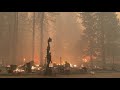 Fire at Canyon Dam Dixie Fire Plumas Co CA Aug 5, 2021