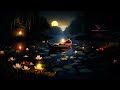 Moonlit River Reverie: Gentle Soft Peaceful Piano Music In A Reflective Ambient Atmosphere.