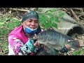 SUNGAI DALAM HUTAN TAK TERJAMAH ISINYA MONSTER SEMUA||JALA IKAN /Cast net