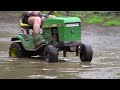 John Deere 111 In A Huge flood! #johndeere #111 #mower #mudmower #cold #flood #danger #countryboy