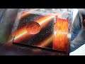 How to SPRAY PAINT ART planet for beginners by Jon Barber