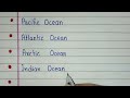 Continents and Oceans Name | Learn seven Continents and five Oceans Name | All continents and Oceans