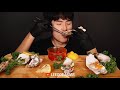 COOKING ASMR | How to eat deliciously raw & grilled oysters mukbang | no talking eating sounds