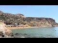 Crete, I’am on Red Beach Mátala, one of my favourite ever beaches! 😎