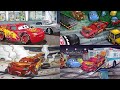Compilation CARS 3 McQueen Crash, Jackson Storm Cruz Chick Hicks Drawing Coloring Pages Tim Tim TV