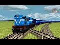 HIGH SPEED WAG-9 JUMPING ON DANGEROUS STAIRS RAILWAY TRACKS 😱 - Train Simulator Classic