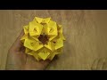 Cookie Cutter Kusudama Tutorial 星型クッキー（くす玉）の作り方  (Level: 🏵🏵🏵◯◯)