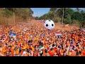 Fanwalk Berlijn gaat los op Van Links naar rechts Olympiastadion 25 juni 2024.