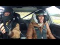 Woman Freaks Out During Fast Ride in Race Car - 986663