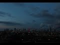 Clearing, colourful skies timelapse 4k