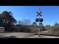 Commissary Road Railroad Crossing, near Trafford, AL