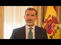 Message from His Majesty the King of Spain Felipe VI