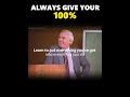 The Greatest Advice Ever: Always Give Your 100% - Jim Rohn | 【C:J.R Ep.18】