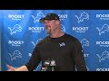 Dan Campbell speaks after Lions division playoff win over Tampa Bay Buccaneers