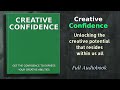 Creative Confidence: Get the confidence to express your Creative Abilities -  Audiobook