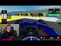 Playing Roblox BUT With A FORMULA 1 Steering Wheel