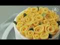 아낌없이 넣은 망고💛생크림 케이크 만들기 : Mango Cake Recipe | 4K | Cooking tree