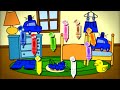 Jeans, Blueberries and Toys | Blue | Learn the Colors | Color Crew | BabyFirst TV