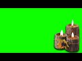 Green Screen Candle Background || Chroma Key Candle Effects || One Hour Durtion || No Copyright