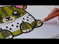 ASMR Coloring my Own Coloring Book | Cute Animals