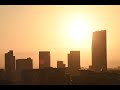 Sunrise skyscrapers timelapse 4k